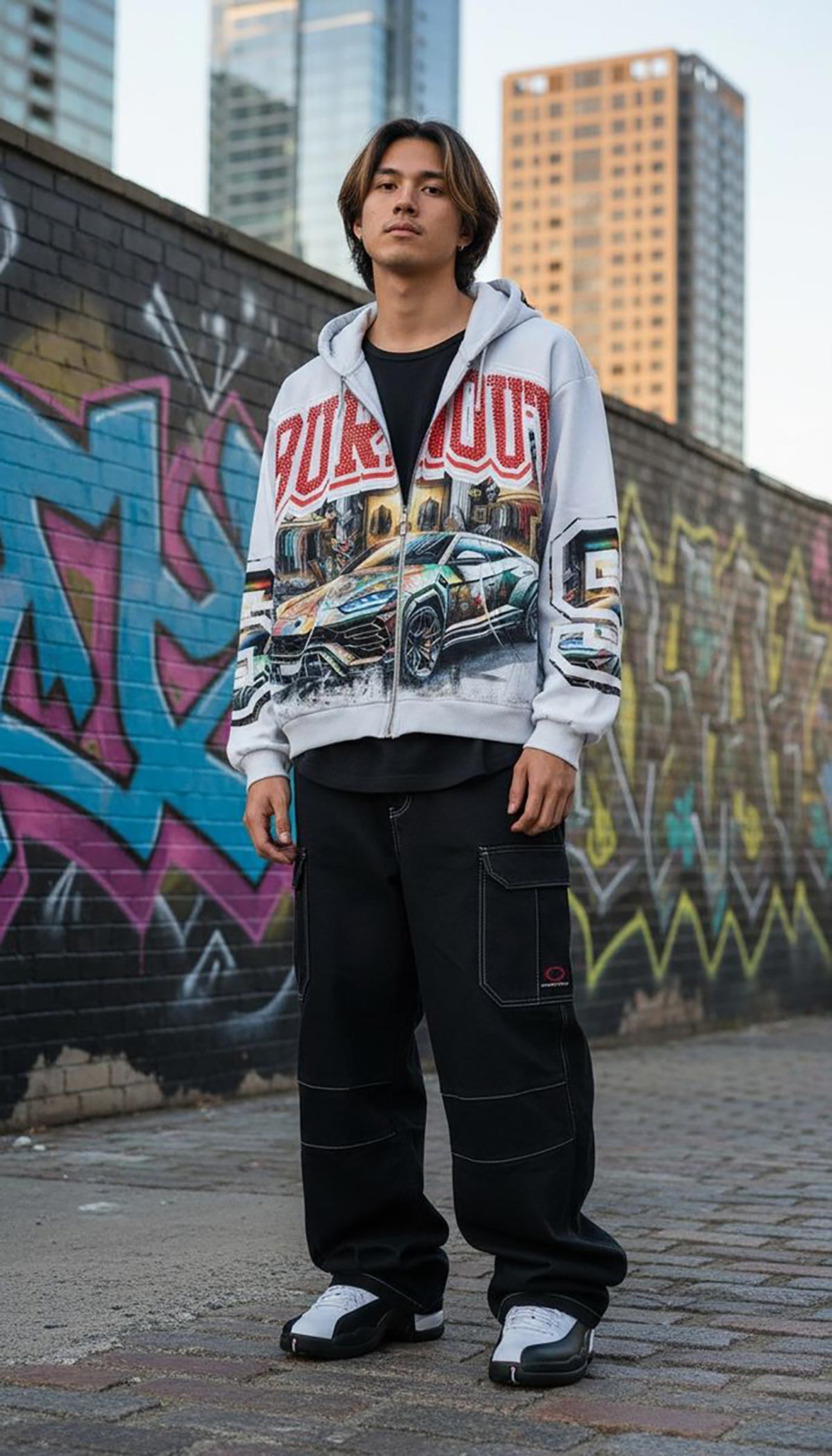 Stray burnout full-zip hoodie By Stray-6