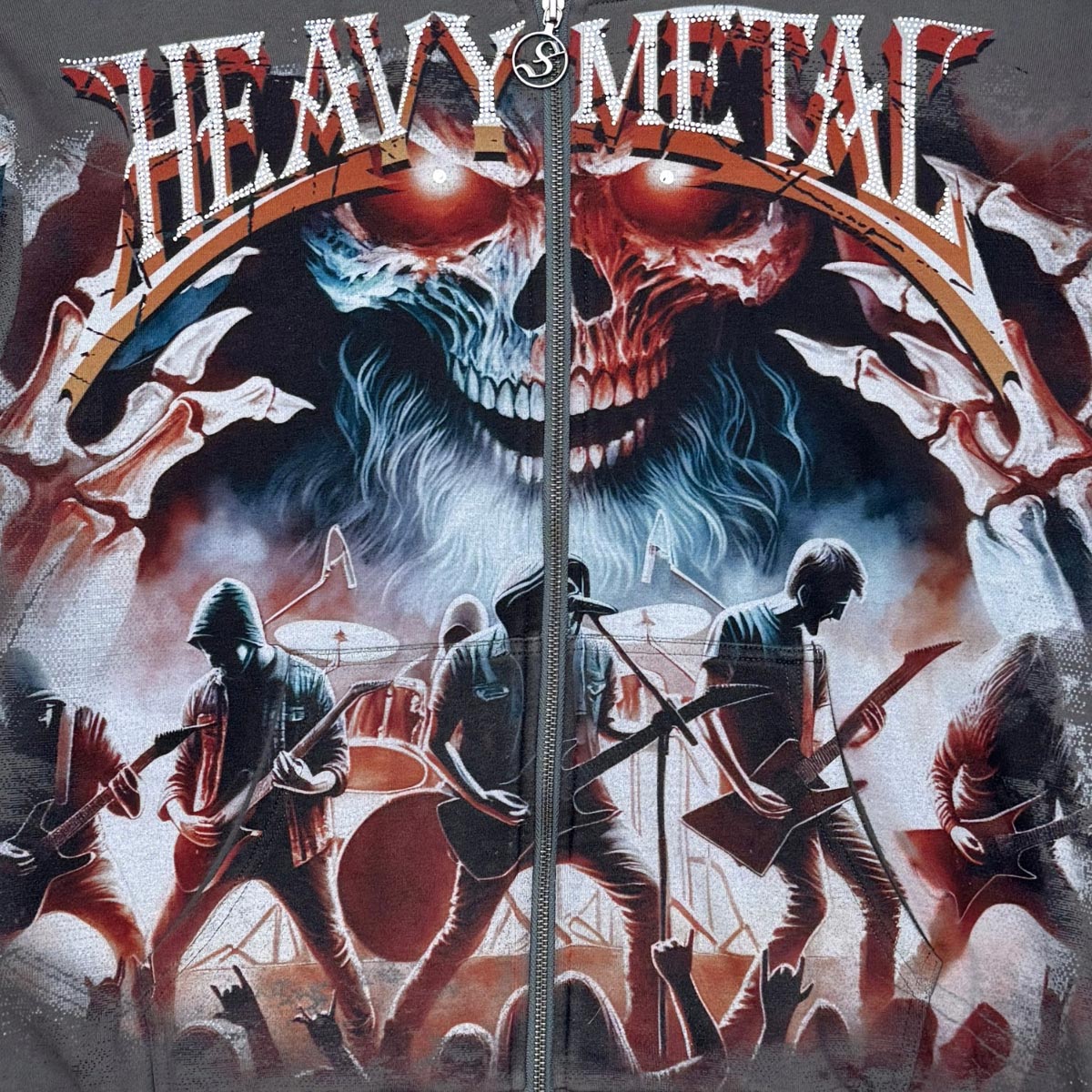 Stray heavy metal full-zip hoodie By Stray-4