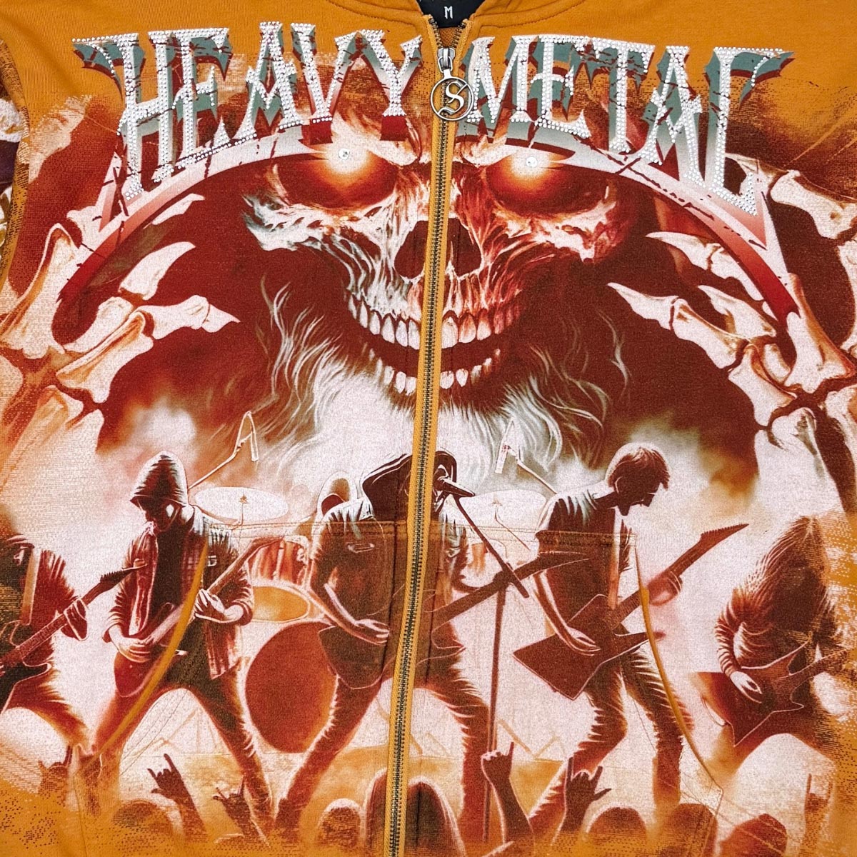 Stray heavy metal full-zip hoodie by VIERICHEPARIS, view 10