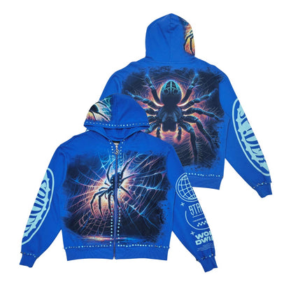 Stray spider full-zip hoodie By Stray-2