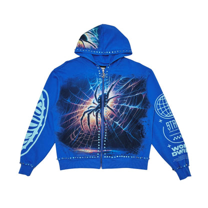 Stray spider full-zip hoodie By Stray-4