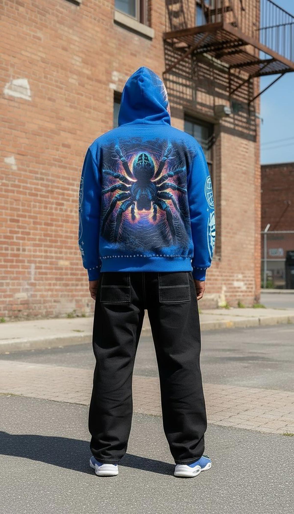 Stray spider full-zip hoodie By Stray-7