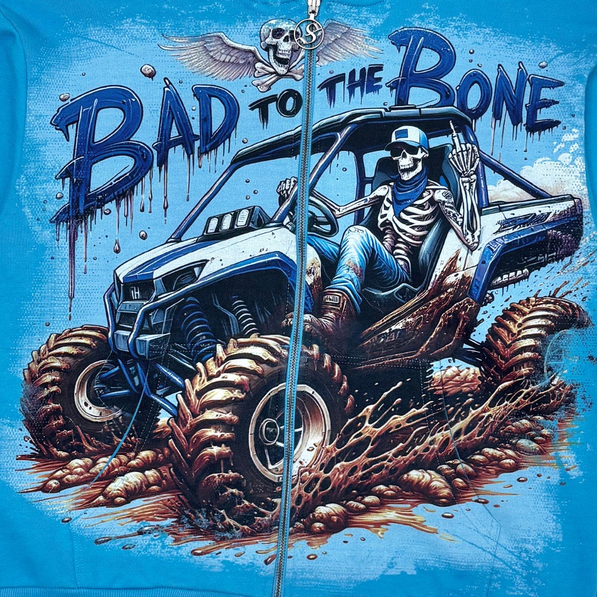 Stray bad to the bone full-zip hoodie By Stray-4