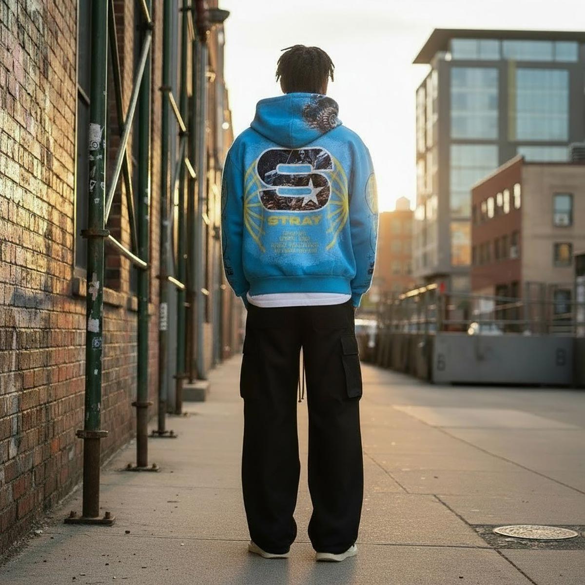 Stray bad to the bone full-zip hoodie By Stray-8