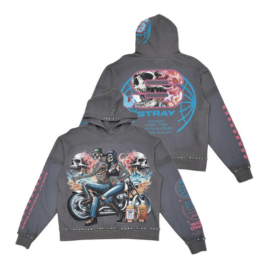 Stray ride or die full-zip hoodie By Stray-1