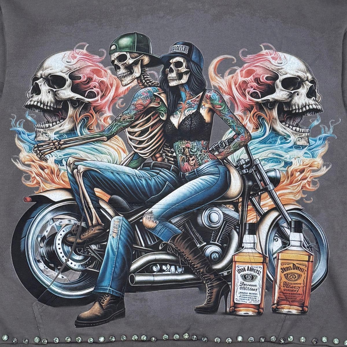 Stray ride or die full-zip hoodie by VIERICHEPARIS, view 4
