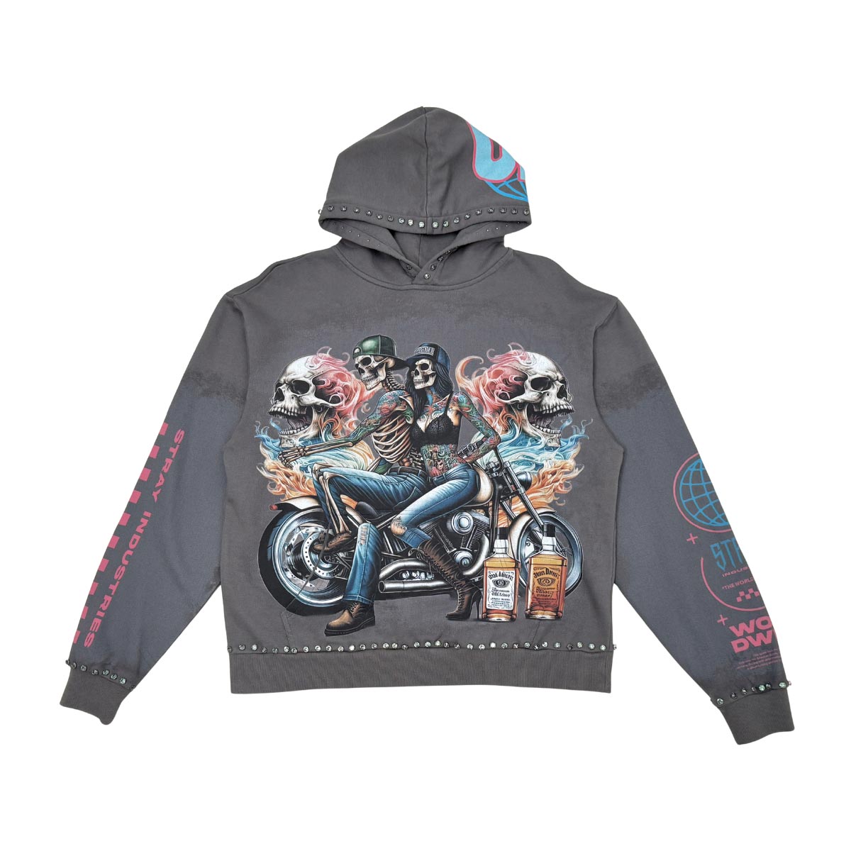 Stray ride or die full-zip hoodie By Stray-5