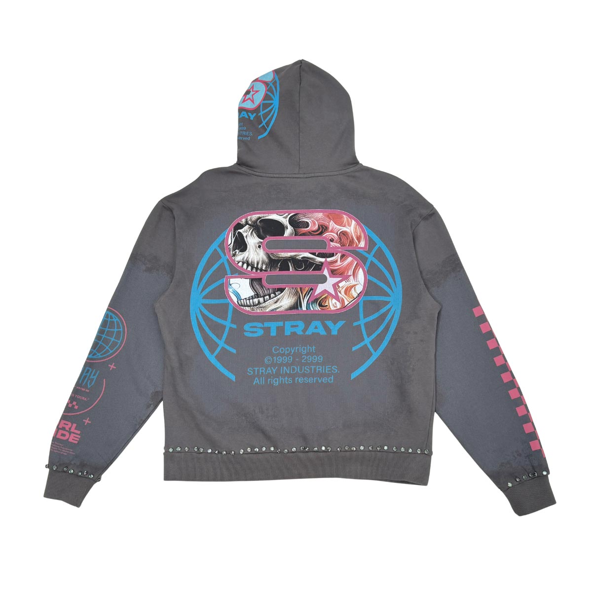 Stray ride or die full-zip hoodie By Stray-6