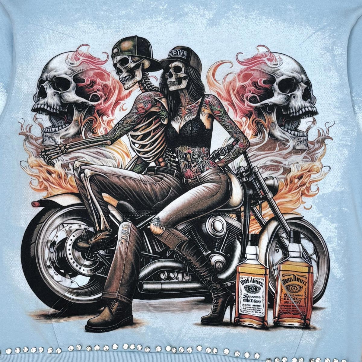 Stray ride or die full-zip hoodie by VIERICHEPARIS, view 8