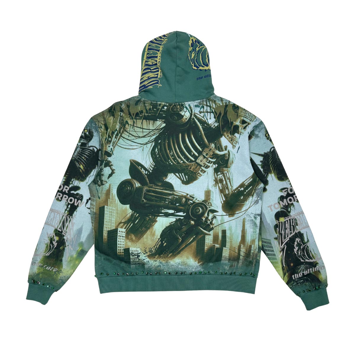 Stray robot attack full-zip hoodie by Stray, view 12
