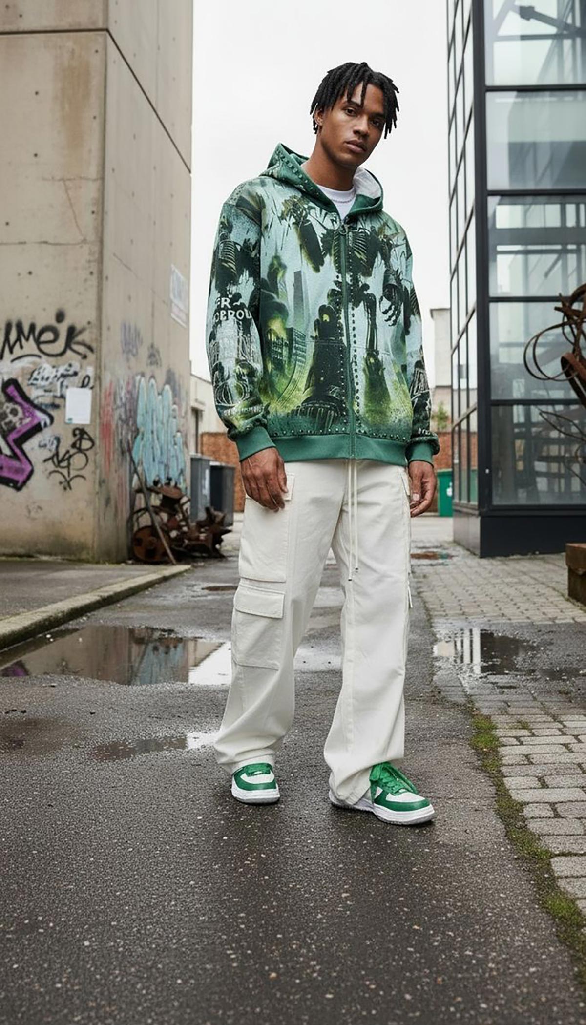 Stray robot attack full-zip hoodie by Stray, view 13