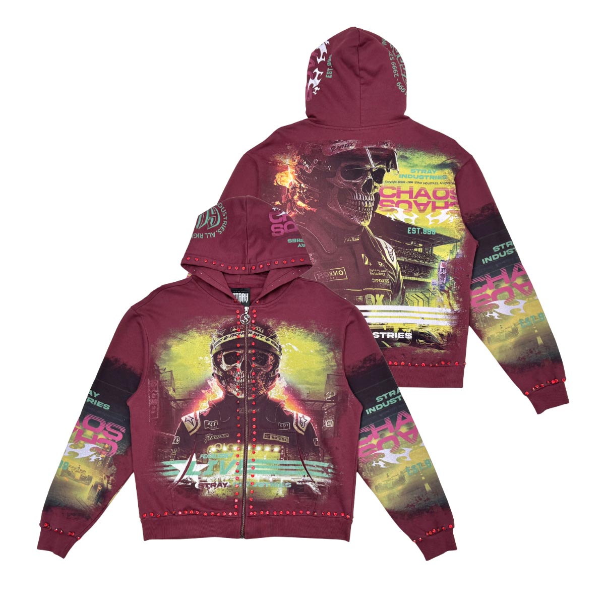 Stray chaos full-zip hoodie By Stray-3