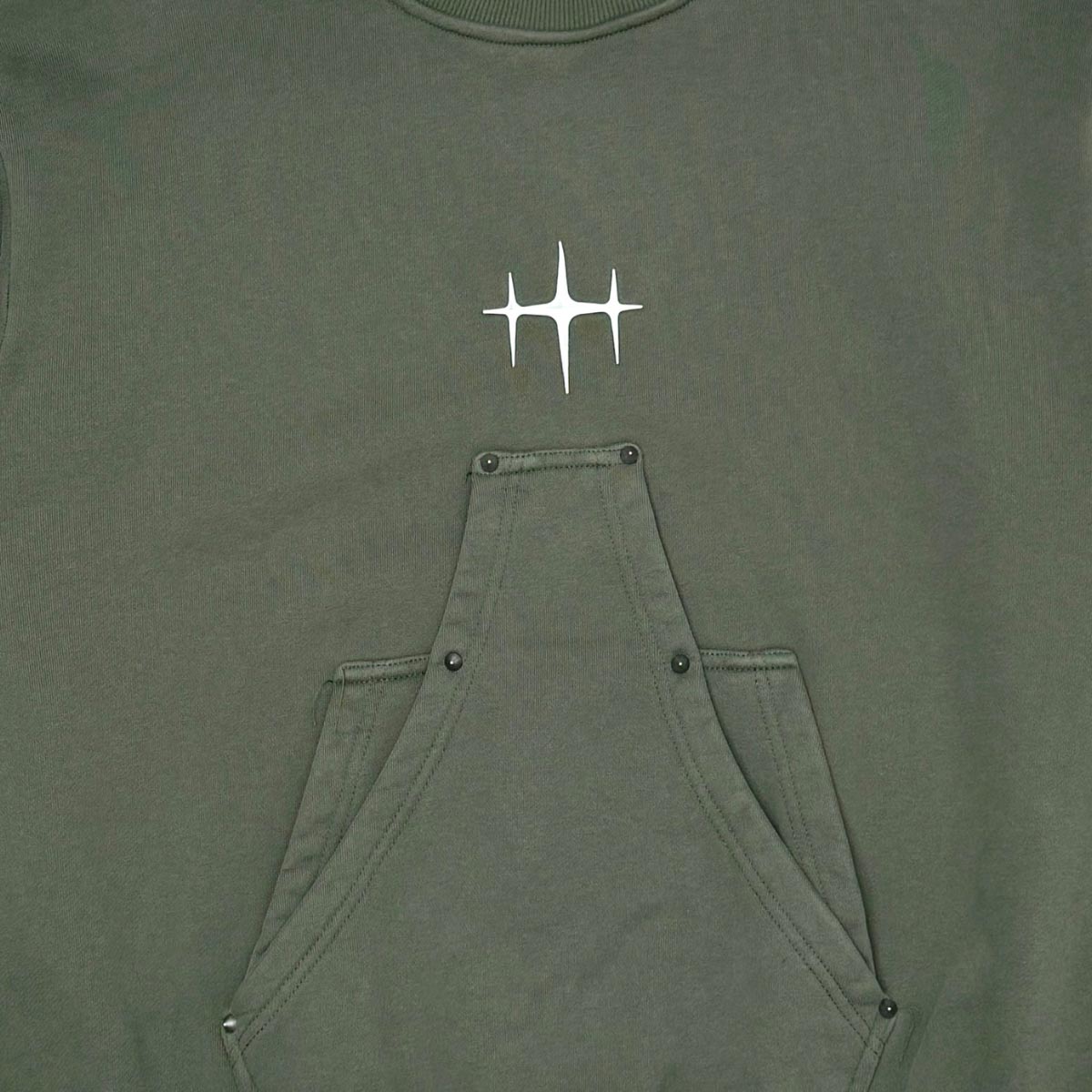 Unknown heavyweight cotton fleece crewneck sweatshirt by Unknown, view 4