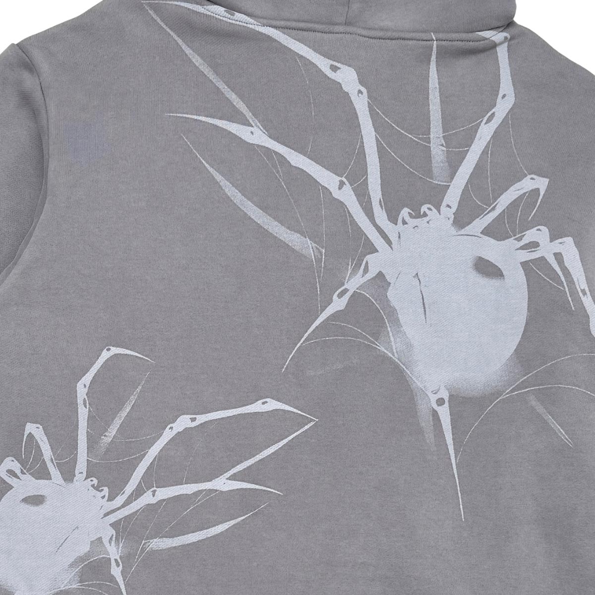 Unknown Garment-dyed, heavyweight cotton fleece cropped pullover hoodie by Unknown, view 6