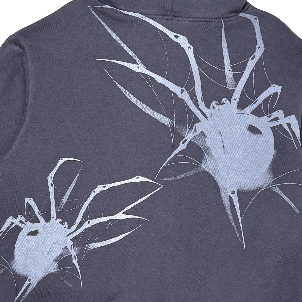 Unknown Garment-dyed, heavyweight cotton fleece cropped pullover hoodie by Unknown, view 13