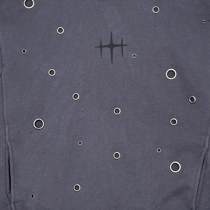 Unknown Garment-dyed, heavyweight cotton fleece cropped pullover hoodie By Unknown-12