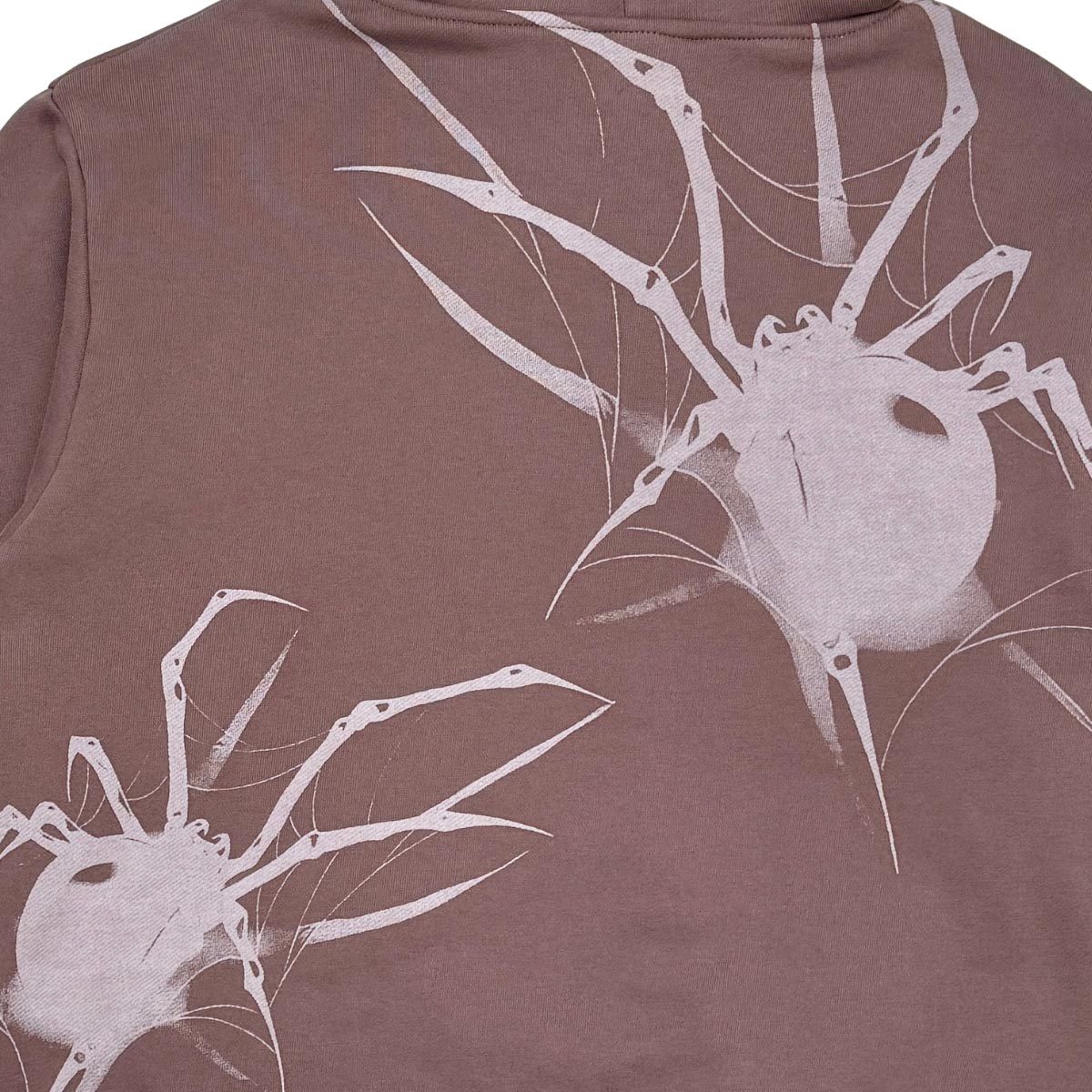 Unknown Garment-dyed, heavyweight cotton fleece cropped pullover hoodie by Unknown, view 20