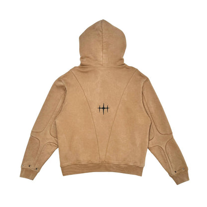 Unknown garment-dyed, heavyweight cotton fleece pullover hoodie By Unknown-3