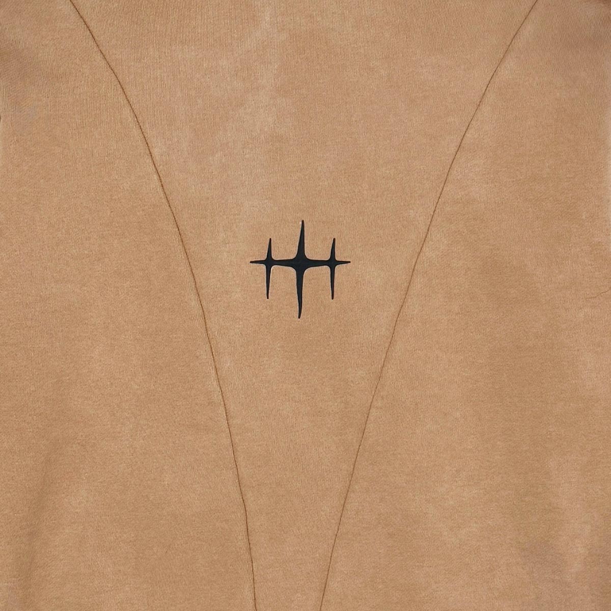 Unknown garment-dyed, heavyweight cotton fleece pullover hoodie by Unknown, view 5