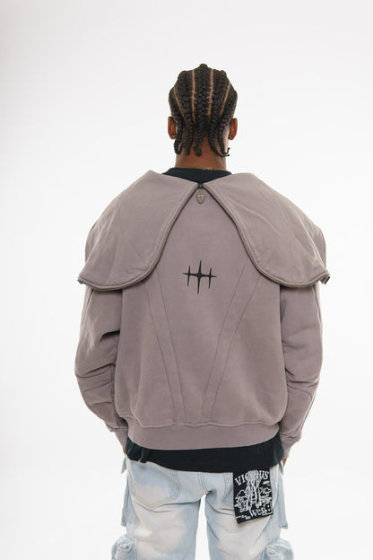 Unknown garment dyed full-zip hoodie By Unknown-11