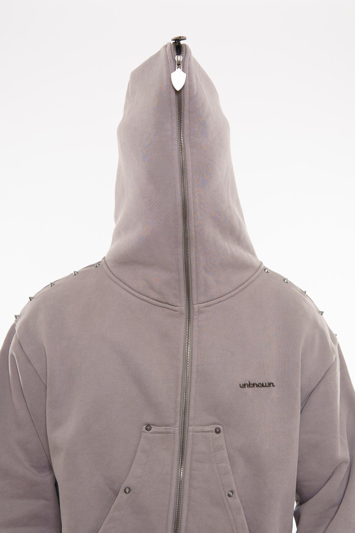 Unknown garment dyed full-zip hoodie By Unknown-16
