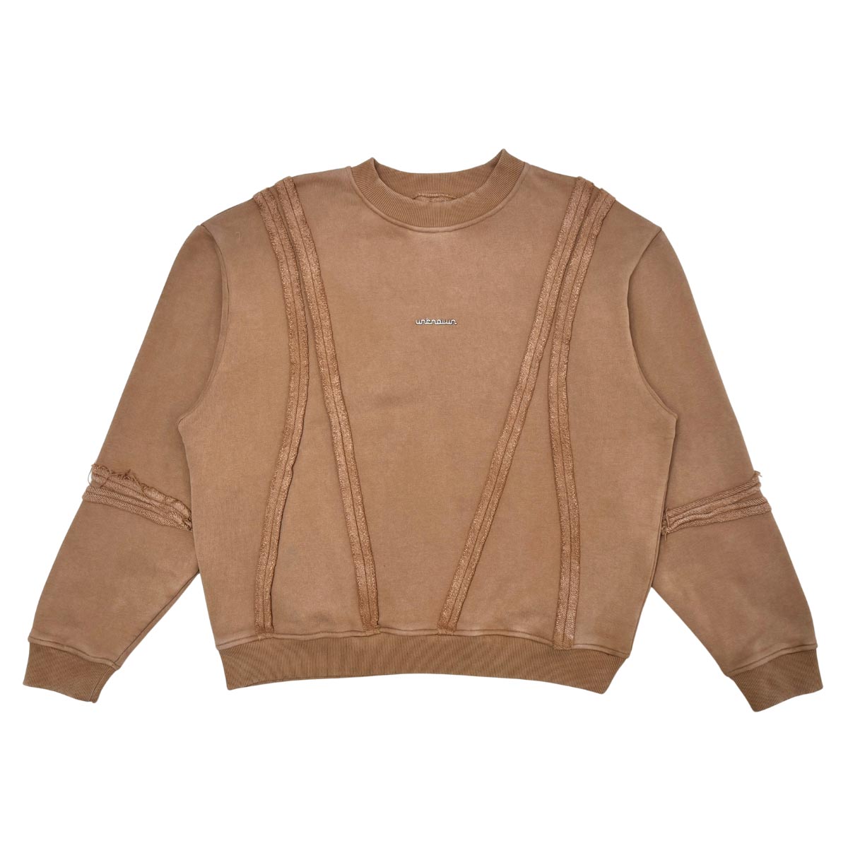 Unknown Garment-dyed, heavyweight cotton fleece sweatshirt by Unknown, view 3