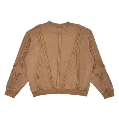 Unknown Garment-dyed, heavyweight cotton fleece sweatshirt By Unknown-4