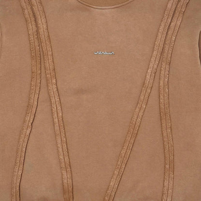 Unknown Garment-dyed, heavyweight cotton fleece sweatshirt
