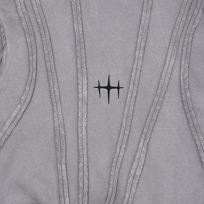 Unknown garment dyed cotton fleece pullover hoodie By Unknown-6