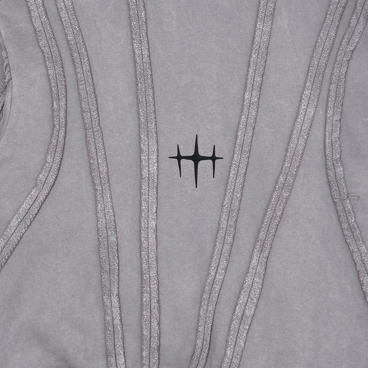 Unknown garment dyed cotton fleece pullover hoodie by Unknown, view 6