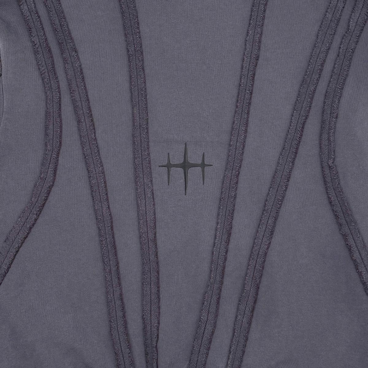 Unknown garment dyed cotton fleece pullover hoodie By Unknown-22