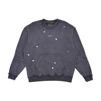 Unknown cotton fleece crewneck By Unknown-14