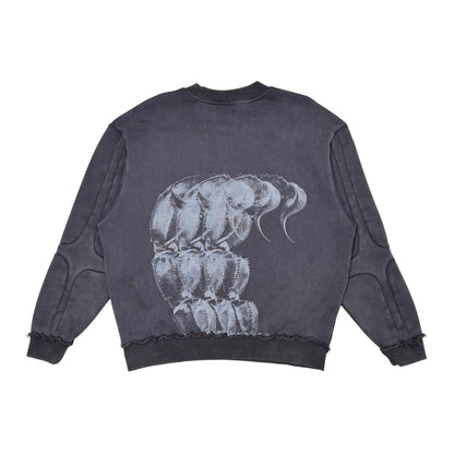Unknown cotton fleece crewneck By Unknown-33