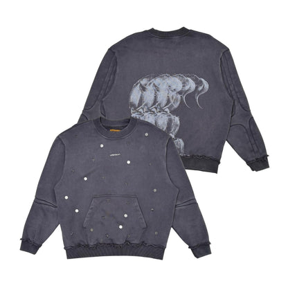 Unknown cotton fleece crewneck By Unknown-36