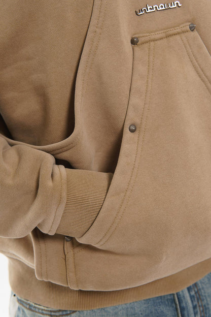 Unknown cotton fleece pullover hoodie By Unknown-17