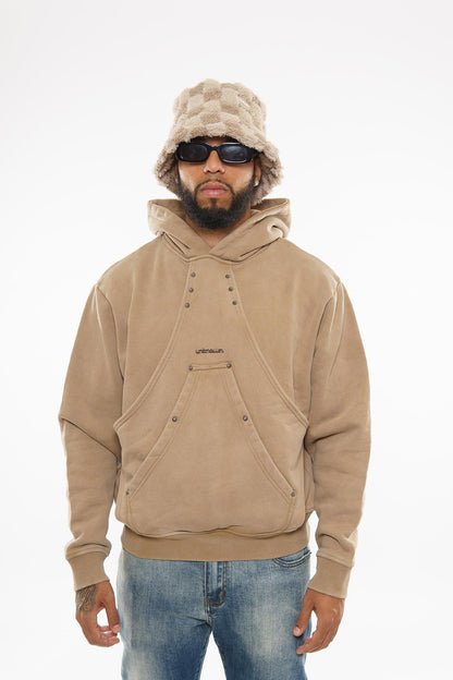Unknown cotton fleece pullover hoodie By Unknown-18