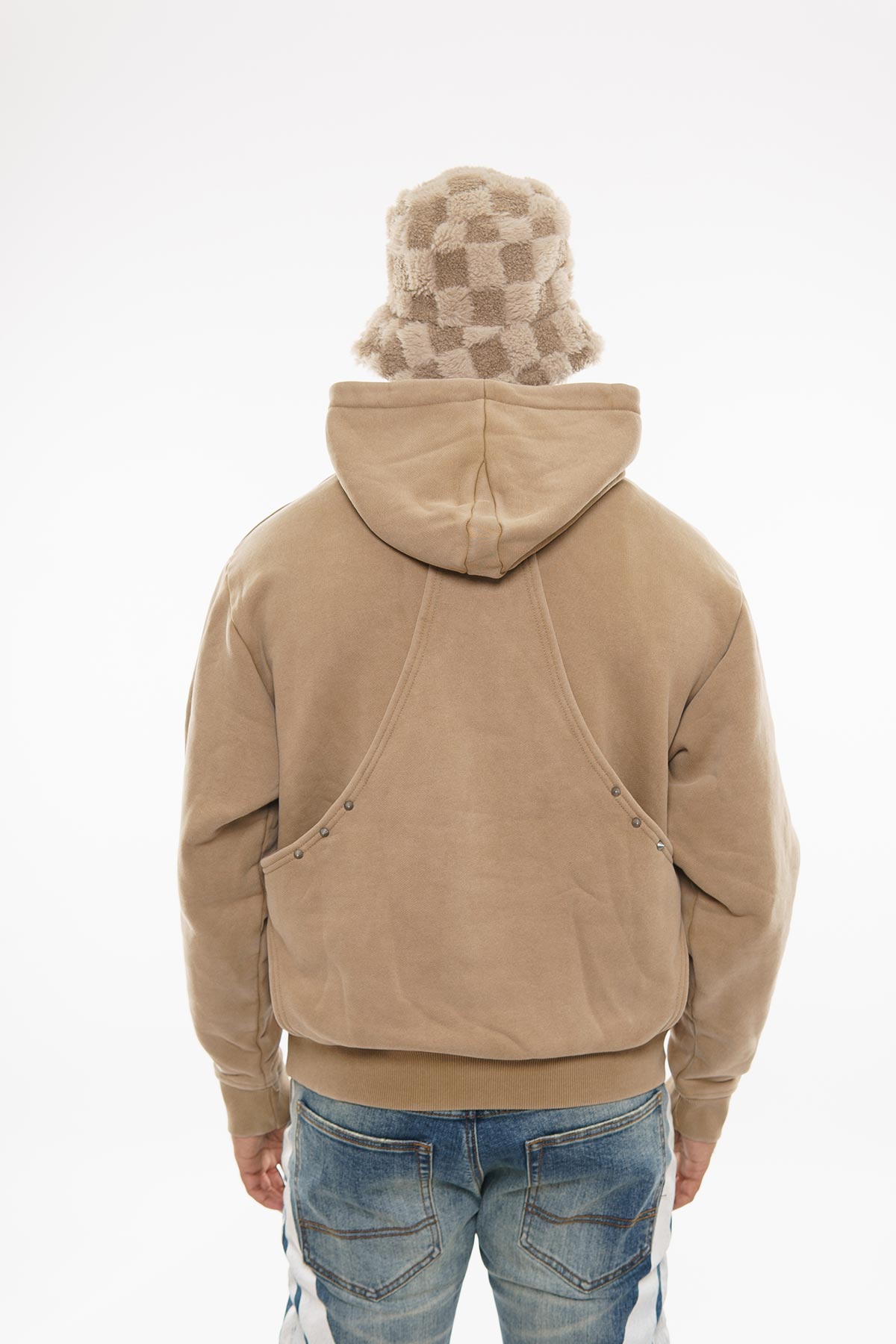 Unknown cotton fleece pullover hoodie By Unknown-20