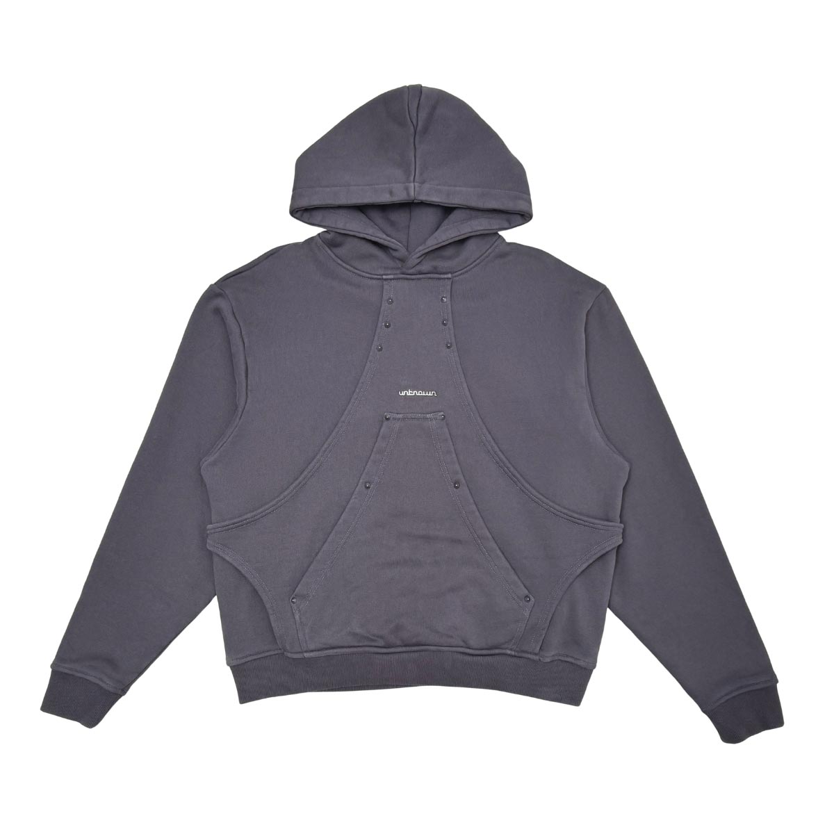 Unknown cotton fleece pullover hoodie By Unknown-3