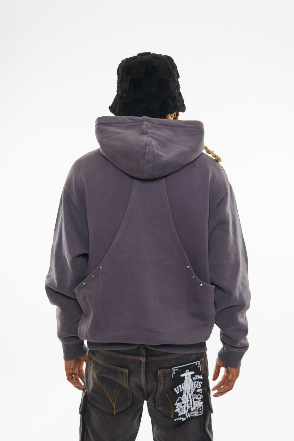 Unknown cotton fleece pullover hoodie By Unknown-32