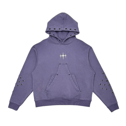 Unknown washed effect pullover hoodie By Unknown-3
