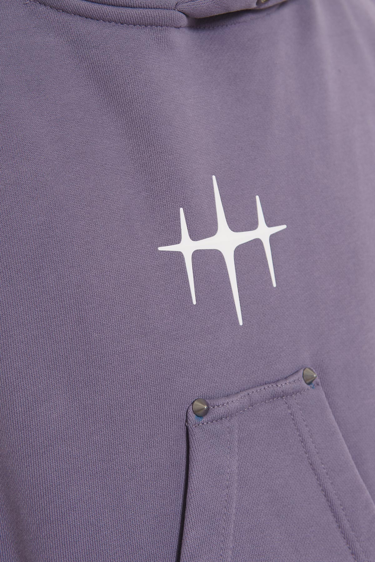 Unknown washed effect pullover hoodie By Unknown-9