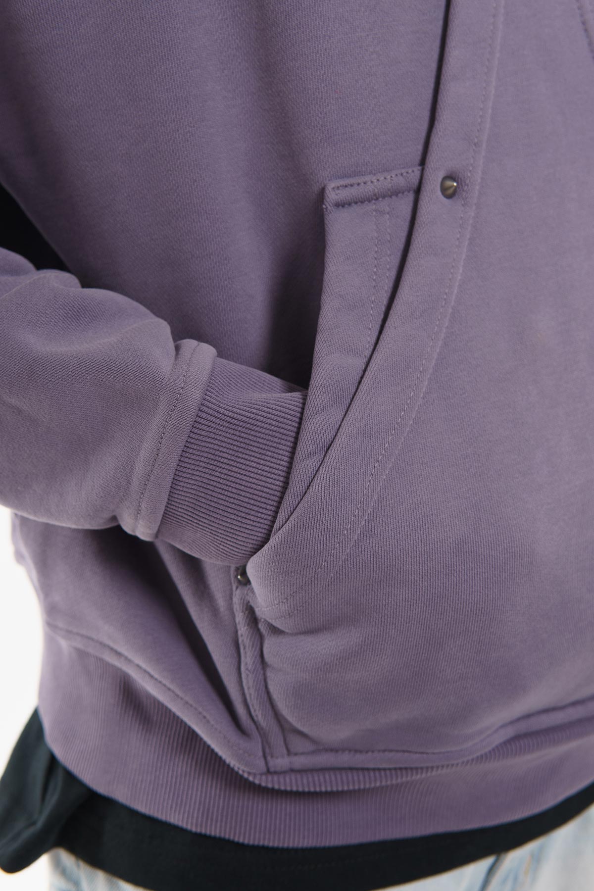 Unknown washed effect pullover hoodie By Unknown-11