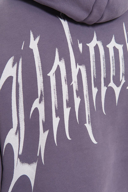 Unknown washed effect pullover hoodie By Unknown-17