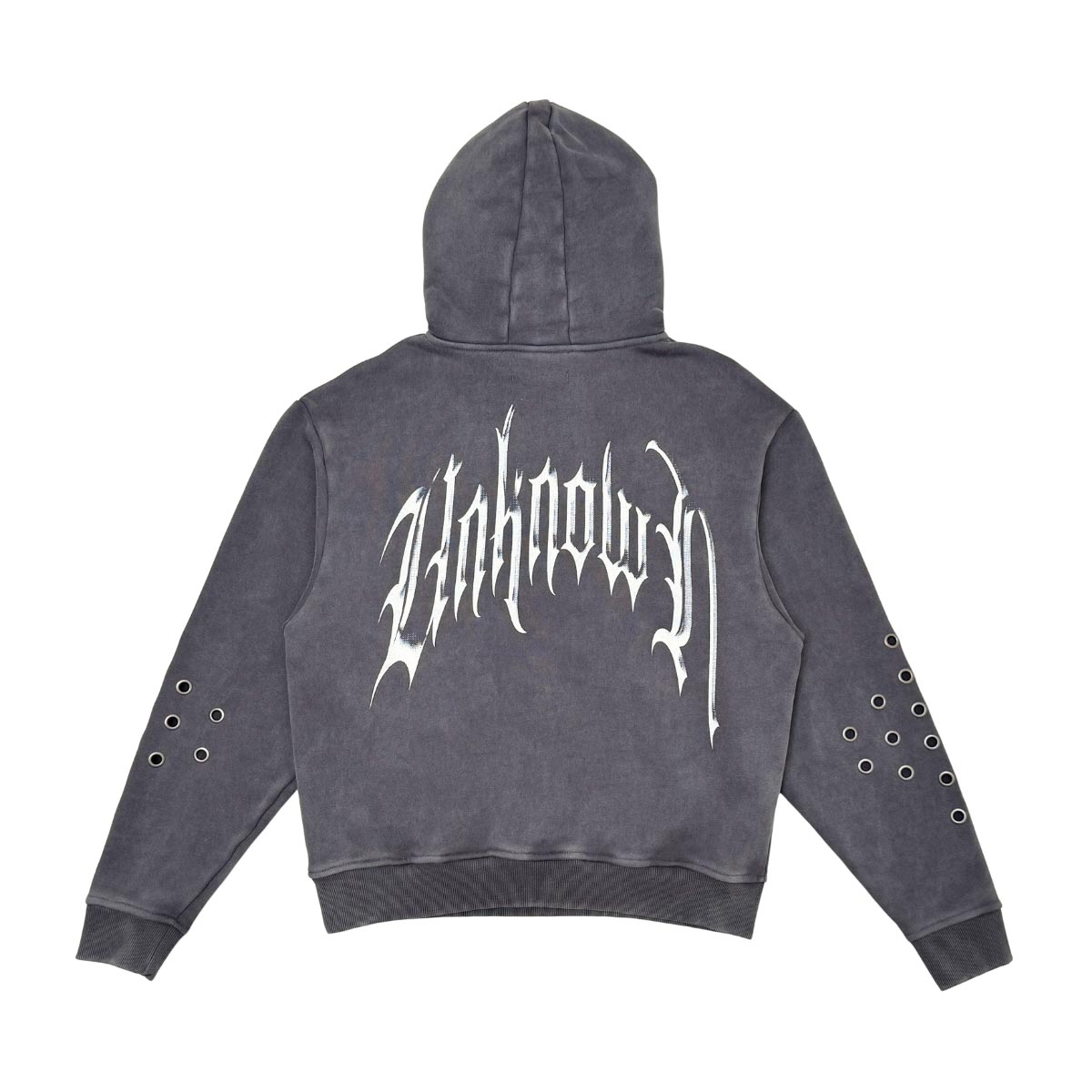 Unknown washed effect pullover hoodie By Unknown-19