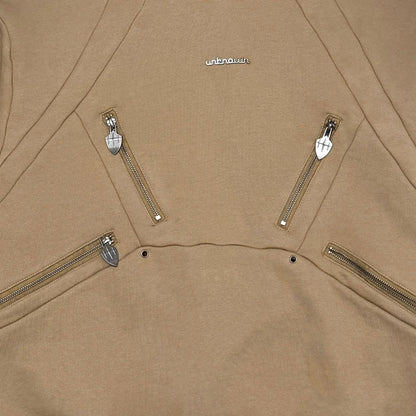 Unknown washed effect heavyweight cotton fleece hoodie By Unknown-5
