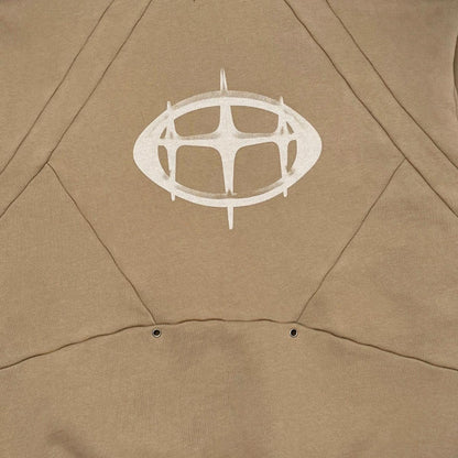 Unknown washed effect heavyweight cotton fleece hoodie By Unknown-6