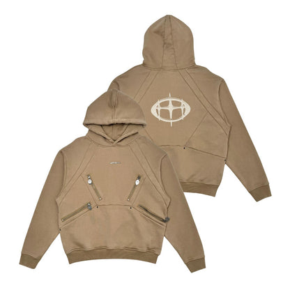 Unknown washed effect heavyweight cotton fleece hoodie By Unknown-7