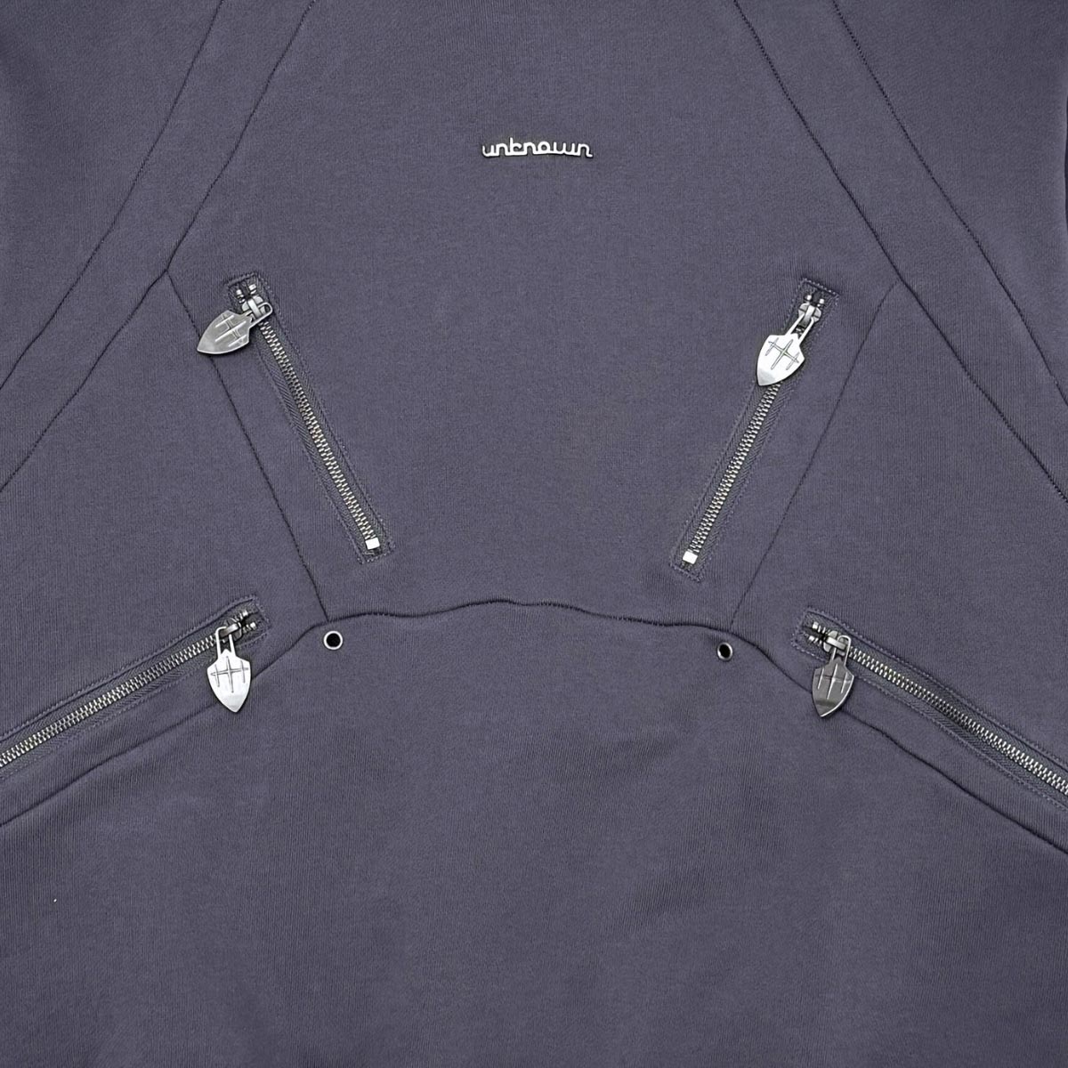 Unknown washed effect heavyweight cotton fleece hoodie By Unknown-10
