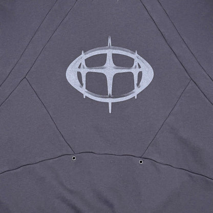 Unknown washed effect heavyweight cotton fleece hoodie By Unknown-11