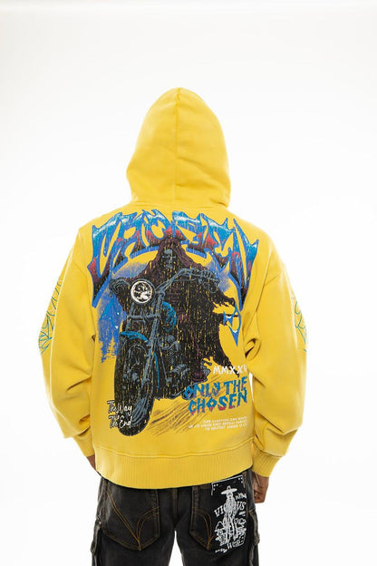 Only the chosen oversized pull-over hoodie